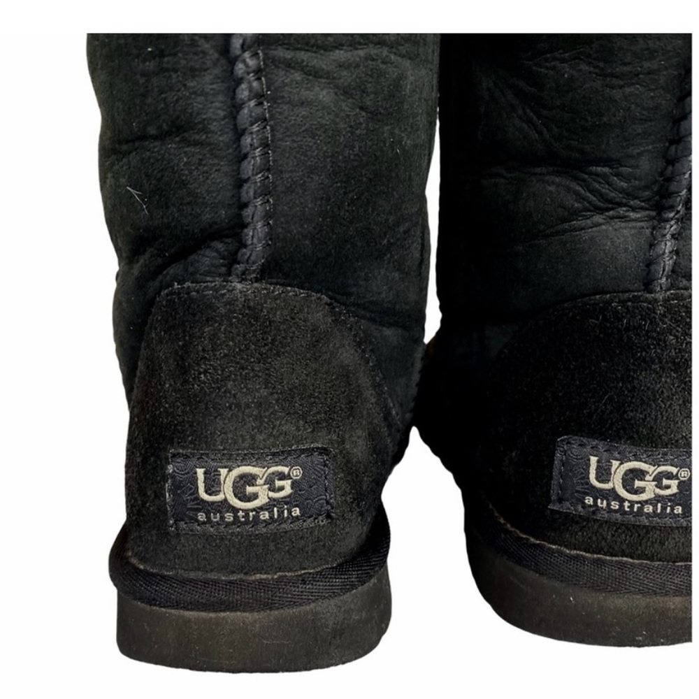 UGG BLACK CLASSIC TALL SHERPA LINED BOOTS- faded in color ❤️ preloved ❤️ - Picture 15 of 15